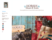 Tablet Screenshot of horsesheartandsoul.com